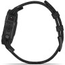 Часы GARMIN FENIX 6 SAPPHIRE BLACK DLC WITH HEATHERED BLACK NYLON BAND 10615