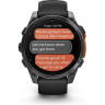 Смарт-часы GARMIN FENIX 8 – 47 мм, AMOLED, сланцево-серые с черным силиконовым ремешком 010-02904-00